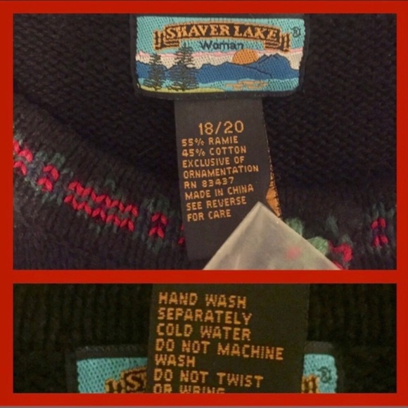 New Christmas Sweater with Snowmen, Snowflakes & Gingerbread Men - Picture 4 of 7